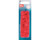 Kunststoff-Druckknöpfe COLOR SNAPS, 43 Farben, Prym rot
