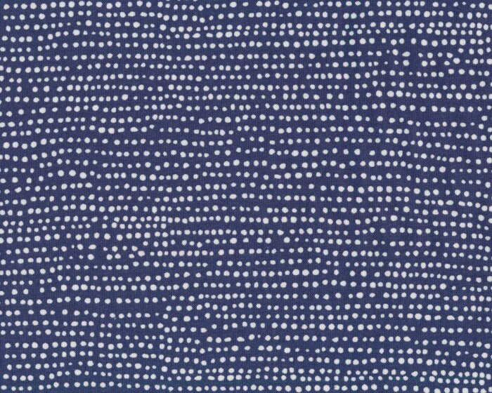 Patchworkstoff MOONSCAPE, Pünktchen, dunkelblau, Dear Stella