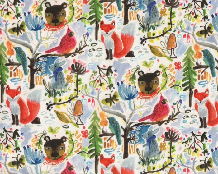 Patchworkstoff BEST IN SNOW, Winter-Tiere, Dear Stella