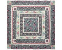 Metallic-Patchworkstoff MELBA, Ornamente, creme, Leesa Chandler
