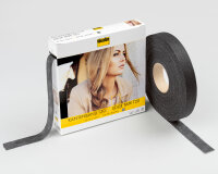 100 m KANTENBAND T20,  weiß und grafit, Vlieseline...