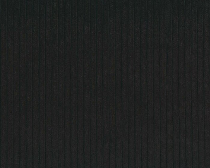 25 cm Reststück Breitcord TREND, schwarz