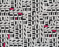 Viskosestoff MILLIE, Buchstaben Fun, Hilco