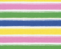 Baumwolljersey CHALKY SUMMER, Streifen, Hilco