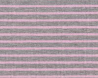 Baumwoll-Jersey CAMPAN, Streifen, grau meliert-rosa, Hilco
