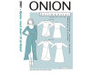 Kleid mit Wickelrockteil, Schnittmuster ONION 2081