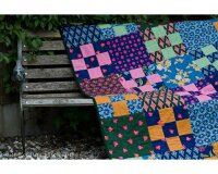 Baumwollstoff NORDIC GARDEN DREAM, Stauden, weinrot, Arne & Carlos