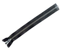 YKK Reißverschluss METALLZAHN, silber, teilbar 60...