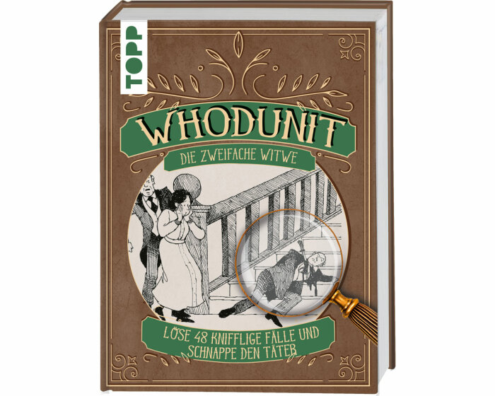Rätselbuch: Whodunit - Die zweifache Witwe, Topp