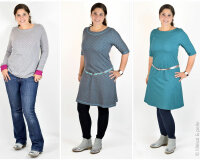 Damen-Schnittmuster Jerseykleid, lillesol women No.22