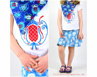 Kinder-Schnittmuster Stufenrock aus Jersey, lillesol basics No.3