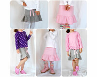 Kinder-Schnittmuster Stufenrock aus Jersey, lillesol basics No.3