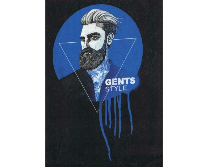 85-cm-Panel Sommersweat GENTLEMEN by Thorsten Berger