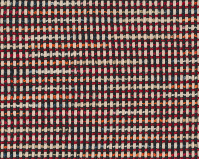 Bändchen-Baumwoll-Webstoff BOUCLE, rot, Toptex