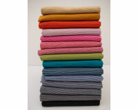 Baumwolljersey BELLA, feine Streifen, pink-rosa