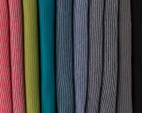 Baumwolljersey BELLA, feine Streifen, pink-rosa