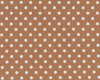 Baumwollstoff DOTTO, Punkte, hellbraun