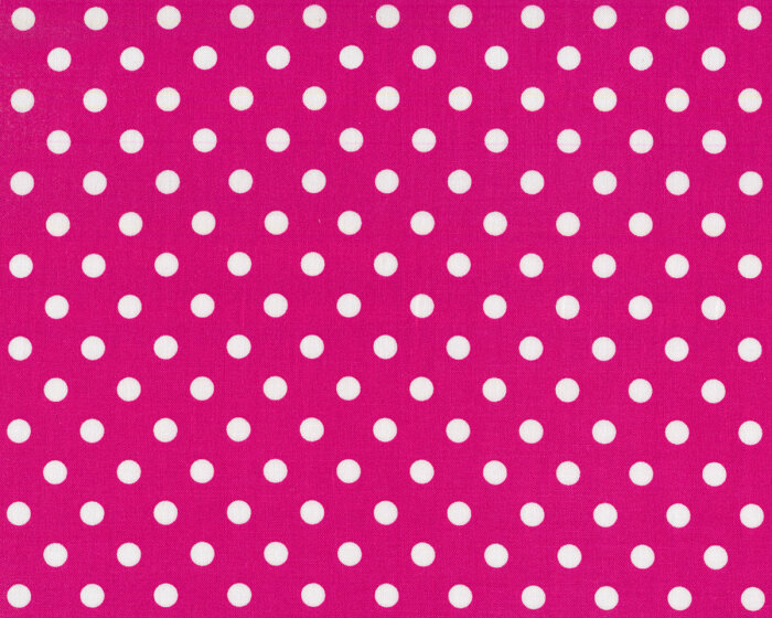 Baumwollstoff DOTTO, Punkte, pink