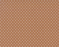 Baumwollstoff DOTTI, kleine Punkte, hellbraun