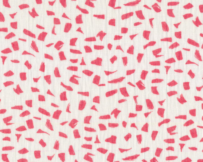 Westfalenstoff LEINEN, Tupfen, pastellrot