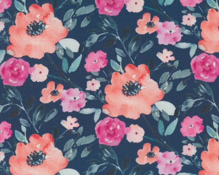 Patchworkstoff ARTISTIC GARDEN, Blumen, Dear Stella