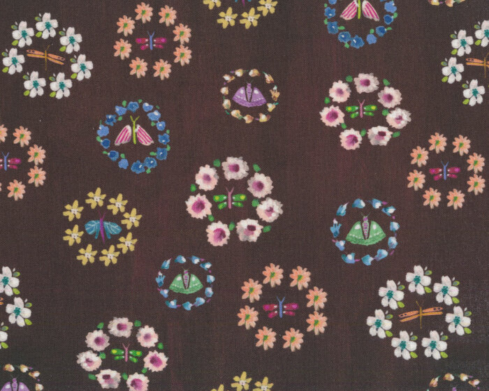 Patchworkstoff WOODLAND FAIRTALE, Insekten, Dear Stella