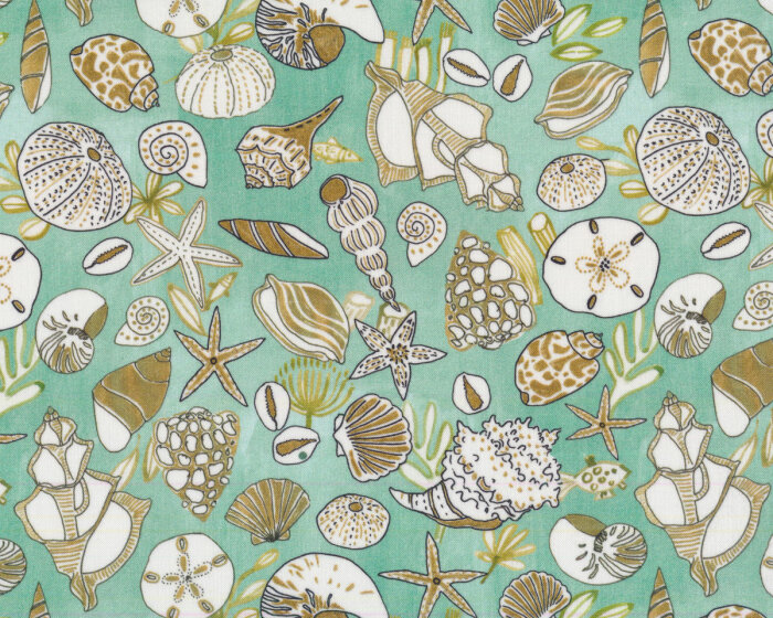 Patchworkstoff HIGH SEAS, Muscheln, Dear Stella