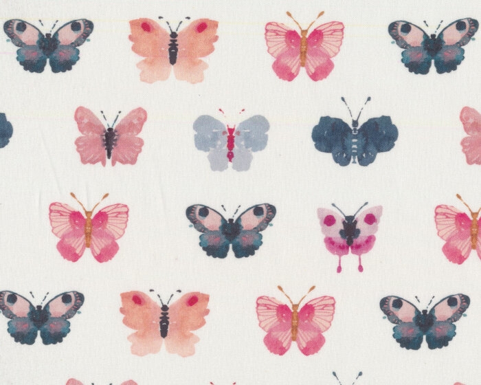 Patchworkstoff ARTISTIC GARDEN, Schmetterlinge, Dear Stella