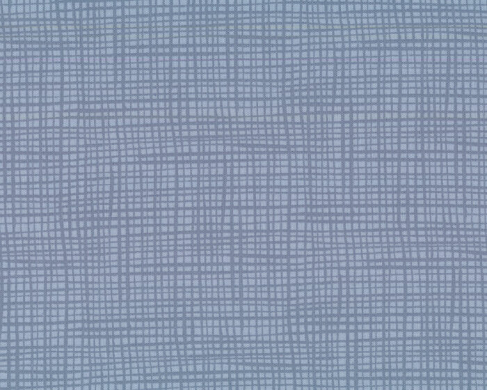 Patchworkstoff CROSSHATCH, schraffiert, taubenblau, Dear Stella