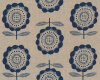 Canvas-Patchworkstoff KIBORI, Kreisblumen, Cotton + Steel