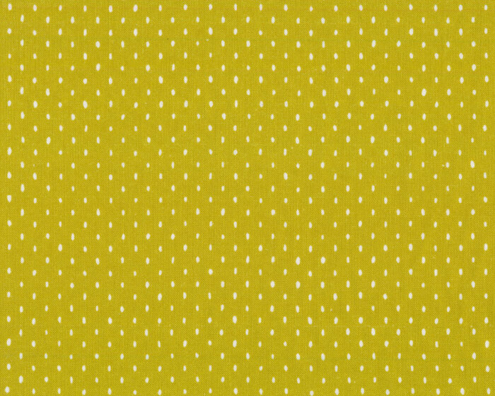 Patchworkstoff STITCH AND REPEAT, Punkte, limette, Cotton + Steel