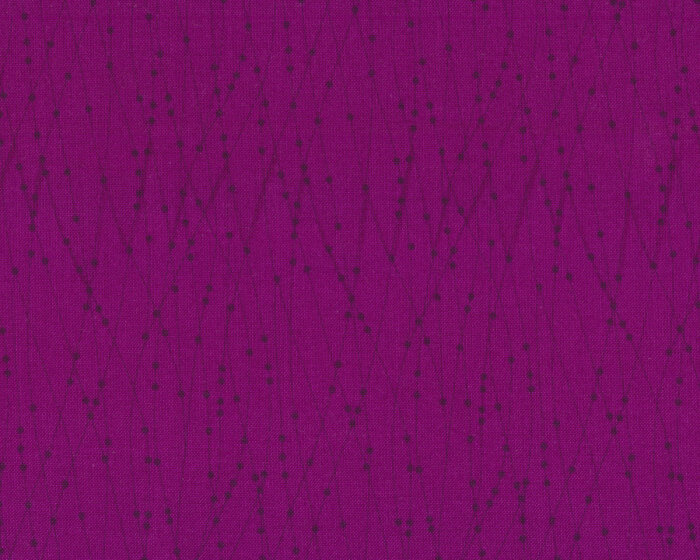 Patchworkstoff BEAR ESSENTIALS, Punktelinien, fuchsialila