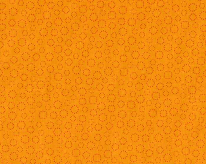 Patchworkstoff BEAR ESSENTIALS, Punkteringe, orange