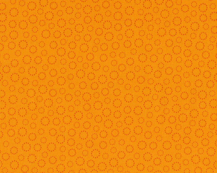 Patchworkstoff BEAR ESSENTIALS, Punkteringe, orange
