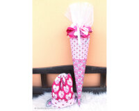 Baumwolljersey ANNELI, Prinzessin im Herzmedaillon, pink