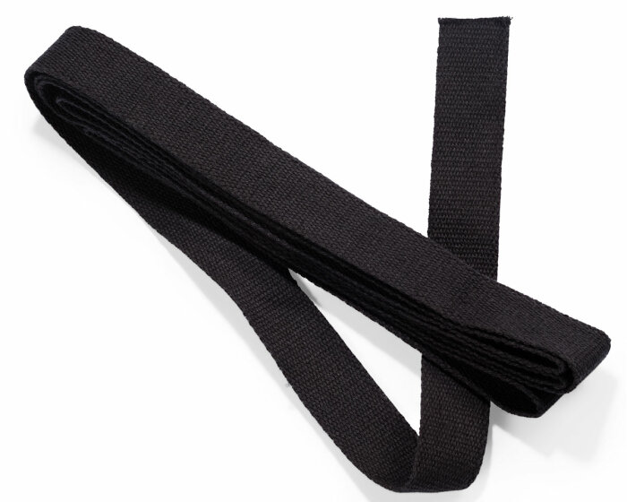 3 m Gurtband aus Baumwolle, 30 mm, schwarz, Prym