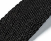 3 m Gurtband aus Baumwolle, 30 mm, schwarz, Prym