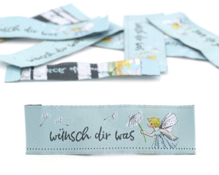 Web-Etikett WÜNSCH DIR WAS von Acufactum