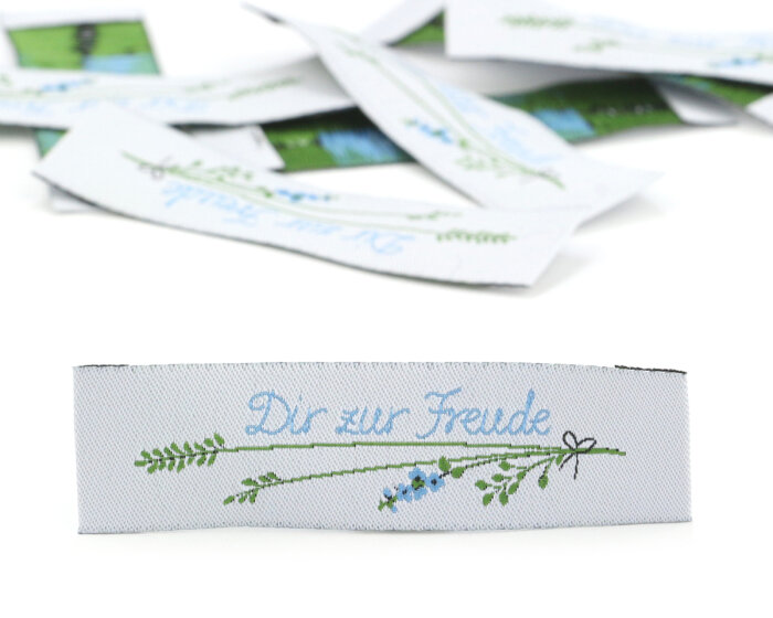 Web-Etikett DIR ZUR FREUDE von Acufactum, Gräser