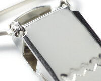 Hosenträger-Clips zum Annähen, silber, Prym 18 mm