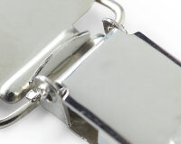 Hosenträger-Combi-Clipse zum Anklemmen, silber, Prym 18 mm