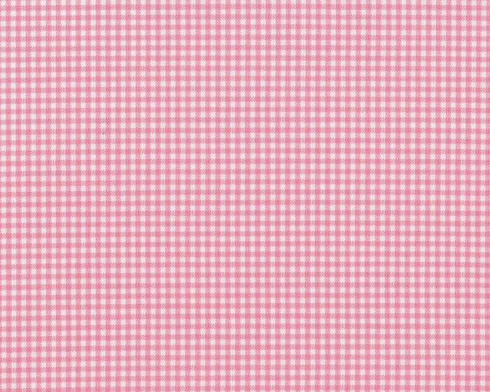 60 cm Reststück MIT FEHLER Westfalenstoff, Webstoff AMSTERDAM, Vichykaro, rosa-wollweiß