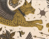 Canvas LYNX, Fabelwesen, olivgelb, Emma Shipley