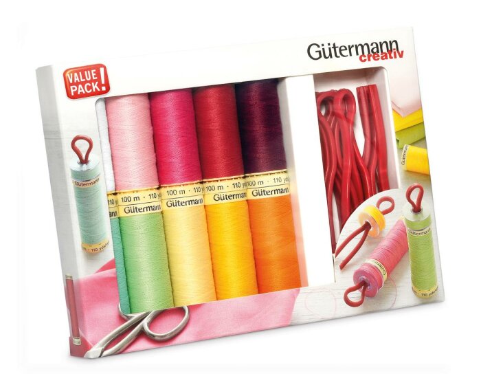 Nähfadenset Allesnäher mit Bobbin-Clips, Gütermann