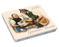 Nostalgie-Blechdose Nähfaden Allesnäher, 30 Farben, Gütermann