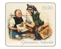 Nostalgie-Blechdose Nähfaden Allesnäher, 30 Farben, Gütermann