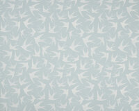 Dekostoff FLY AWAY, Schwalben, mintgrau, Clarke & Clarke