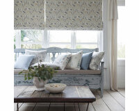 Dekostoff LAND & SEA, Fische, graublau, Clarke & Clarke