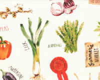 Dekostoff VILLAGE LIFE, Gemüse, Clarke & Clarke