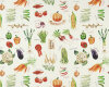 Dekostoff VILLAGE LIFE, Gemüse, Clarke & Clarke